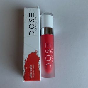 Dose of colors Liquid Matte Lipstick CORAL CRUSH